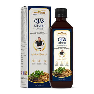 Ojas Shakti Arishta | 28-Herb Ayurvedic Rasayana for Strength, Stamina & Immunity Support | Daily Wellness Tonic, 500 ml