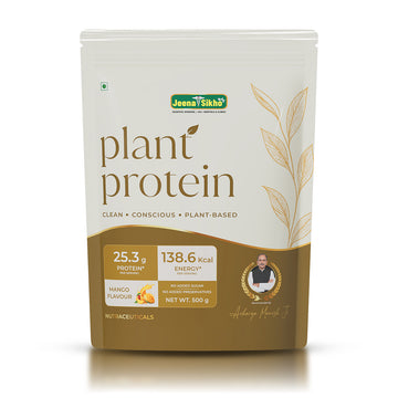 Plant Protein Mango Flavour | Plant Based Protein Powder | 500 g