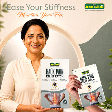 Back Pain Relief Patch | Ayurvedic Herbal Formulation with Gandhpura & Menthol | Daily Care for Back Comfort & Muscle Flexibility | Pack of 5 Patches