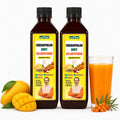 Sea Buckthorn Juice Mango Pulp two bottle pack with mango and berries