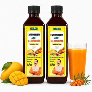Sea Buckthorn Juice with Ashwagandha, Omega 3, 6, 7 & 9 | Swaranfalam Amrit | Immunity, Vitality & Daily Energy