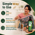 BP care with daily juice routine
