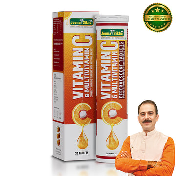 Vitamin C & Multivitamin Effervescent Tablets | Helps with Immunity, Skin Health & Daily Energy | Fizz Tablets for Easy Consumption