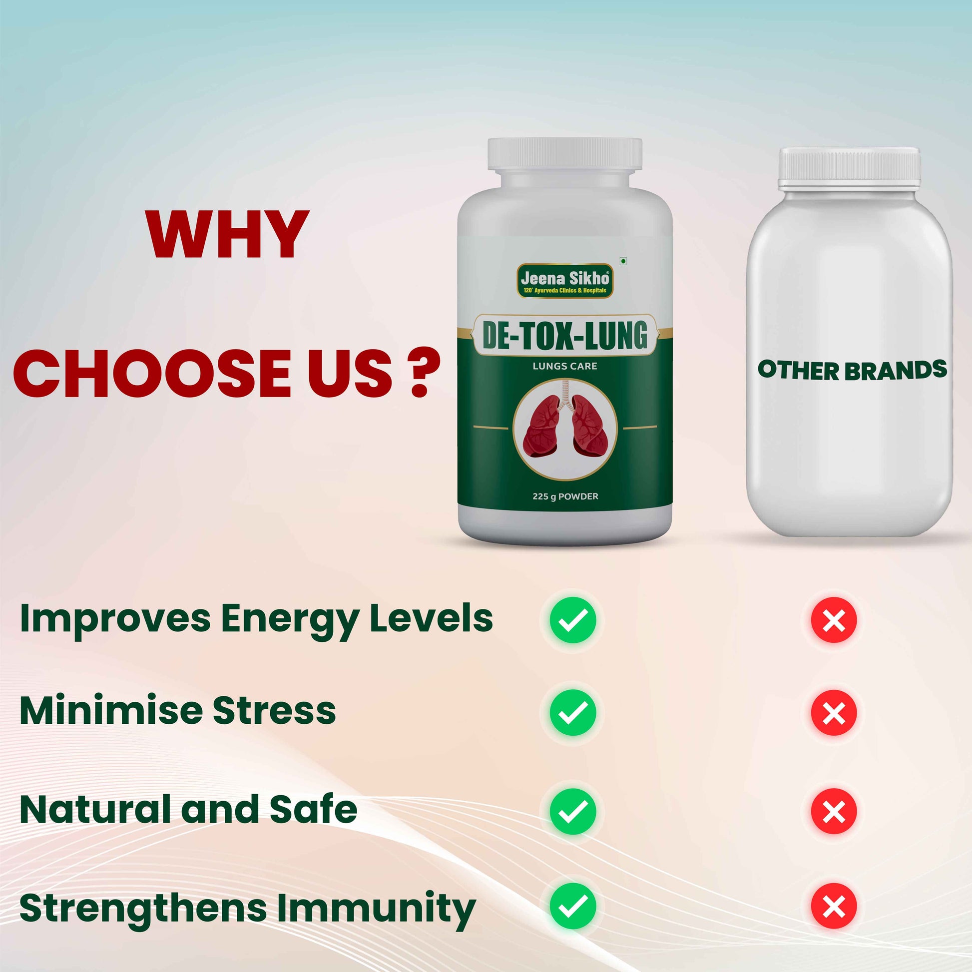 Lungs care improves energy levels