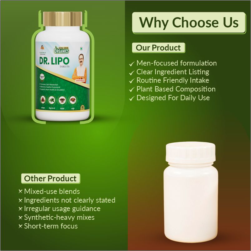Heart Care Dr Lipo with herbal wellness comparison