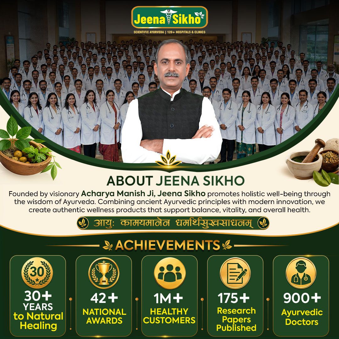 About Jeena Sikho, Acharya Manish Ji and key achievements.