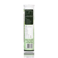 Ayurvedic Ashwagandha Supplement side label showing nutrition facts, usage instructions, benefits and effervescent tablet details