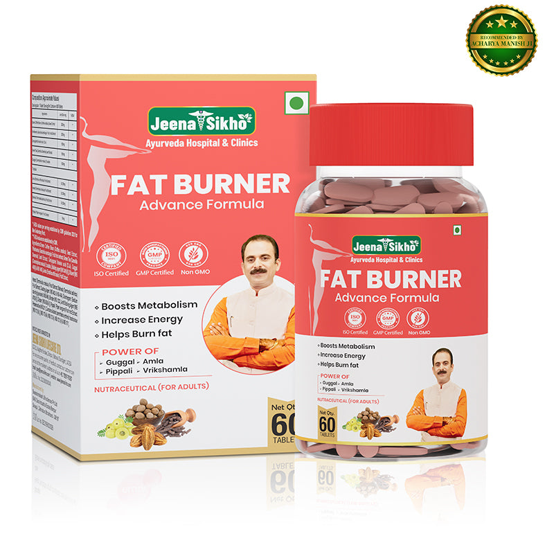 Ayurvedic fat burner capsules formulated with traditional herbs to support metabolism and healthy weight goals naturally