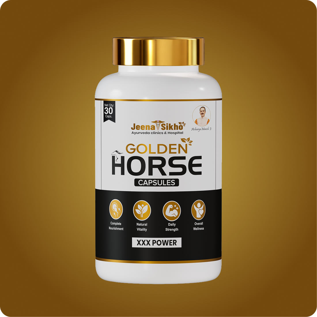 Golden Horse Capsules for intimate wellness, supporting confidence, vitality, natural energy and overall men's wellness