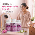 B-Care Breast Care Capsules supporting natural curves, feminine confidence and Ayurvedic herbal wellness for daily care