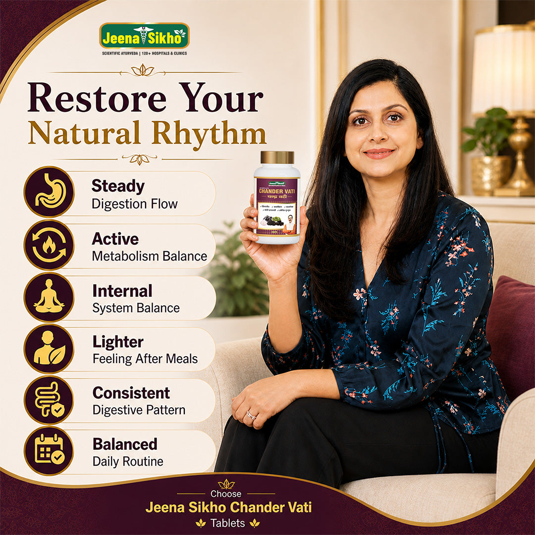 Chander Vati Ayurvedic support for digestion flow, metabolism balance, lighter feeling after meals and consistent digestive wellness