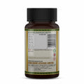 Curoderma Ayurvedic Skin Care Capsules back label showing dosage, manufacturer details, storage instructions and product information