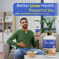 Fatty liver ayurvedic medicine with herbal ingredients that support liver wellness, digestive comfort and metabolic balance