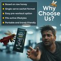 Energy Max Honey based on raw honey in portable sachets, designed for active lifestyles and convenient pre-workout use