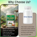 GBS Powder comparison showing Ayurvedic herbal formulation, traditional herbs, easy routine use and daily wellness support