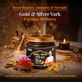 Gold Kesar Moti Prash Immunity Booster Chyawanprash with Gold & Silver Vark supporting stamina, strength and Ayurvedic wellness