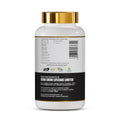 Golden Horse Capsules back label showing manufacturer details, barcode, certifications, quantity and Ayurvedic product information