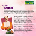 Jeena Sikho brand story featuring Acharya Manish Ji, authentic Ayurveda, herbal wellness products and holistic health approach