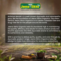 Jeena Sikho Ayurvedic brand story featuring Acharya Manish Ji, Ayurveda vision, purity, quality and holistic wellness values