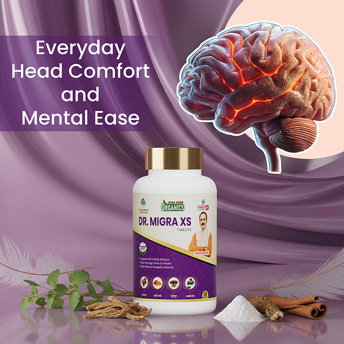 Dr. Migra XS Tablets | Herbal Support for Head Comfort, Stress & Mental Clarity