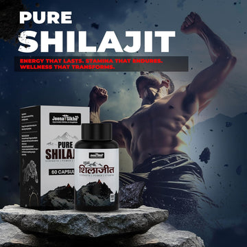 Pure Shilajit Capsules for Strength | Ayurvedic Power, Stamina Builder
