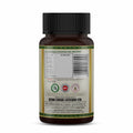 Livchronic Ayurvedic Liver Support Capsules back label showing dosage, manufacturer details, certifications and product information