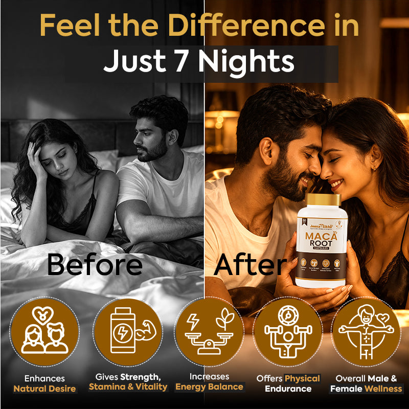 Maca Root Capsules benefits include stamina support, energy balance, physical endurance and overall male and female wellness