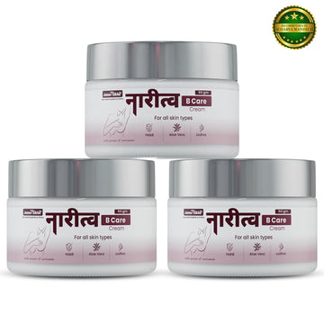 Narirtva B Care Ayurvedic Breast Care Cream multi-pack with Haldi, Aloe Vera and Lodhra for natural skin nourishment and care