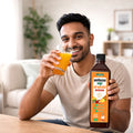 Men drinking Sea Buckthorn Juice