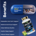 Somni Veda Calm Capsules benefits include relaxation, calm support, restful sleep, focus balance and natural stress support