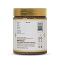 Stri Veda Granules back label showing manufacturing details, batch information, certifications and Ayurvedic product authenticity